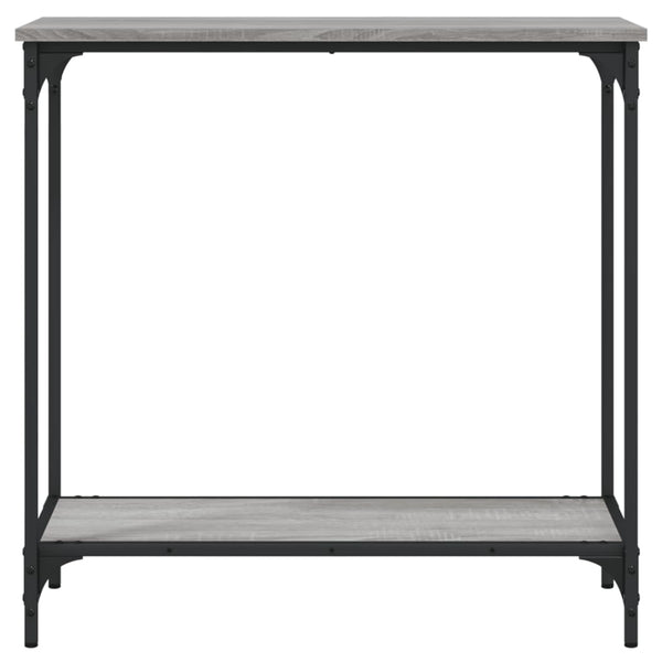 Grauer Konsolentisch Nanole 75x30,5x75cm (Holz)