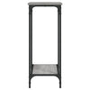 Grauer Konsolentisch Nanole 75x30,5x75cm (Holz)