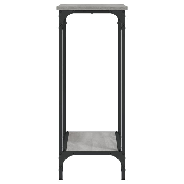 Grauer Konsolentisch Nanole 75x30,5x75cm (Holz)