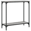 Grauer Konsolentisch Nanole 75x30,5x75cm (Holz)