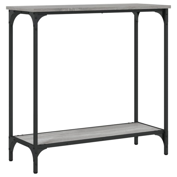 Grauer Konsolentisch Nanole 75x30,5x75cm (Holz)