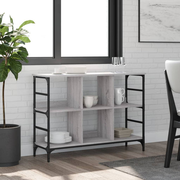 Harmaa senkki Niczki 102x32x73,5cm (puinen)