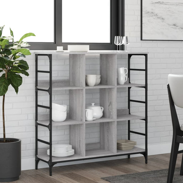 Harmaa senkki Niczki 102x32x103,5cm (puinen)