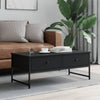 Couchtisch Kirby 101x49x39,5cm, schwarz (Holz)