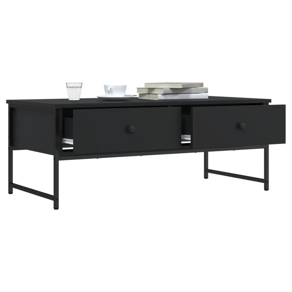 Couchtisch Kirby 101x49x39,5cm, schwarz (Holz)