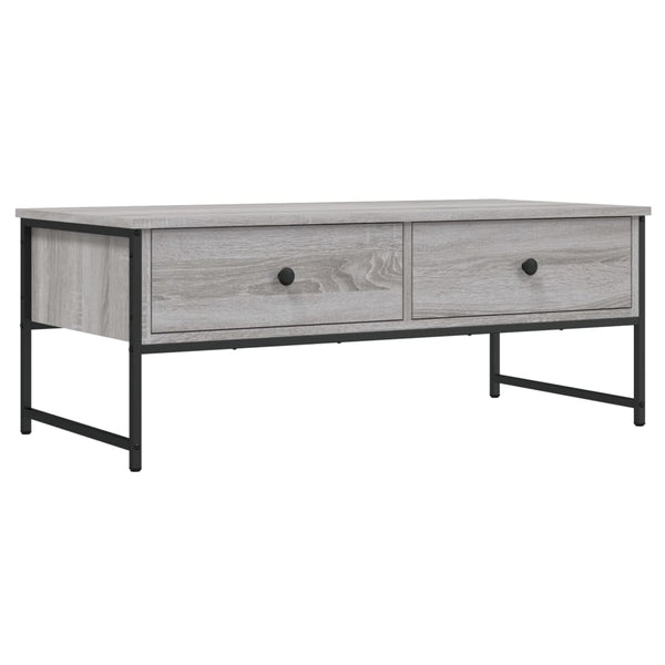 Harmaa sohvapöytä Kirby 101x49x39,5cm (puinen)