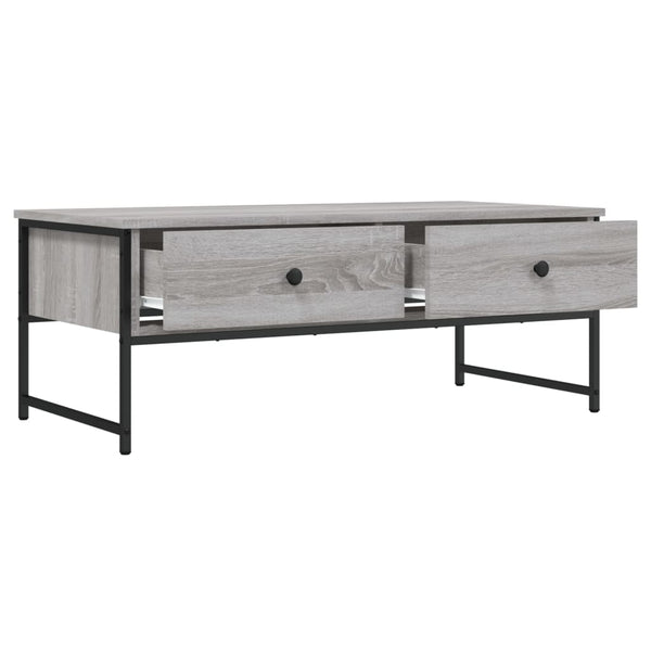 Harmaa sohvapöytä Kirby 101x49x39,5cm (puinen)