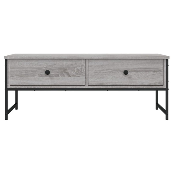 Harmaa sohvapöytä Kirby 101x49x39,5cm (puinen)