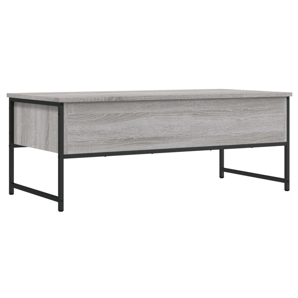 Harmaa sohvapöytä Kirby 101x49x39,5cm (puinen)