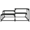 Couchtisch Amelitta, schwarz 87,5x87,5x40cm (Holz)