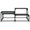 Couchtisch Amelitta, schwarz 87,5x87,5x40cm (Holz)