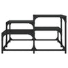Schwarzer Couchtisch Amelitta 68x68x40cm (Holz)
