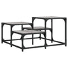 Couchtisch Amelitta grau 68x68x40cm (Holz)
