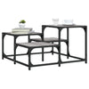 Couchtisch Amelitta grau 68x68x40cm (Holz)