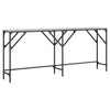 Grauer Konsolentisch Coruta 180x29x75cm (Holz)