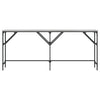 Grauer Konsolentisch Coruta 180x29x75cm (Holz)