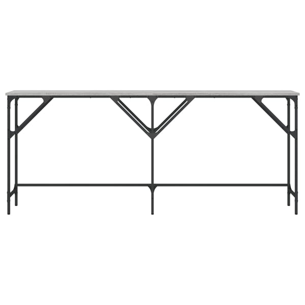 Grauer Konsolentisch Coruta 180x29x75cm (Holz)