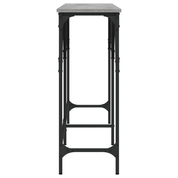 Grauer Konsolentisch Coruta 180x29x75cm (Holz)