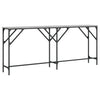 Grauer Konsolentisch Coruta 180x29x75cm (Holz)
