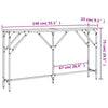 Couchtisch Sonoma Eiche Antenia 140x23x75cm (Holz)