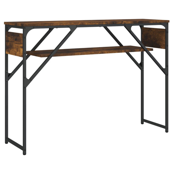 Räuchereiche Konsolentisch Erifila 105x30x75cm (Holz)