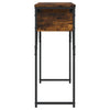Räuchereiche Konsolentisch Erifila 105x30x75cm (Holz)