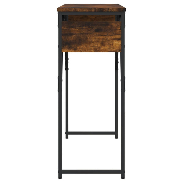 Räuchereiche Konsolentisch Erifila 105x30x75cm (Holz)