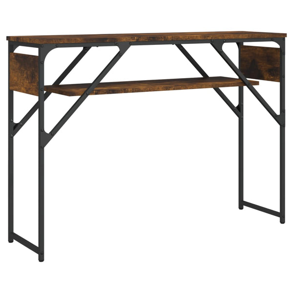 Räuchereiche Konsolentisch Erifila 105x30x75cm (Holz)