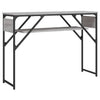 Grauer Konsolentisch Erifila 105x30x75cm (Holz)