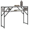 Grauer Konsolentisch Erifila 105x30x75cm (Holz)