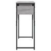 Grauer Konsolentisch Erifila 105x30x75cm (Holz)
