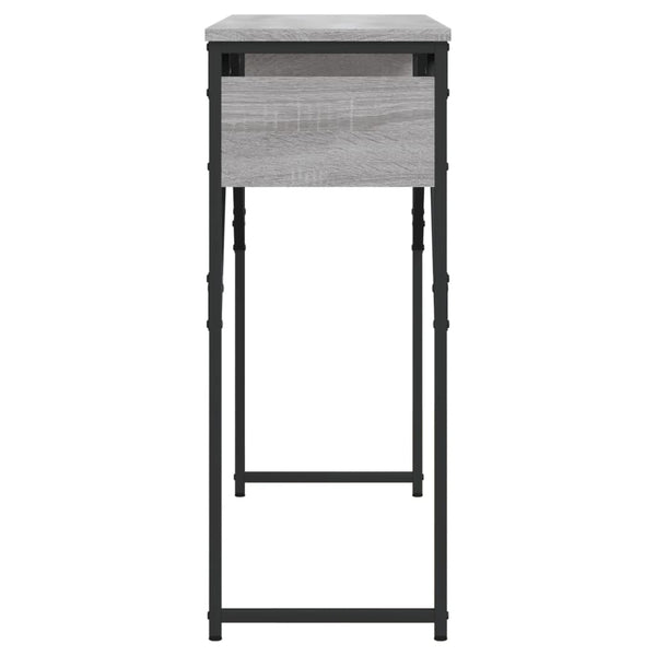 Grauer Konsolentisch Erifila 105x30x75cm (Holz)