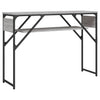 Grauer Konsolentisch Erifila 105x30x75cm (Holz)