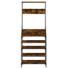 Garderobe mit Schuhregal Manuelita aus Rauchereiche 70x34x184cm