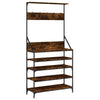 Garderobe mit Schuhregal Savanna-Eiche Manuelita 90x34x184cm