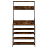 Garderobe mit Schuhregal Savanna-Eiche Manuelita 90x34x184cm