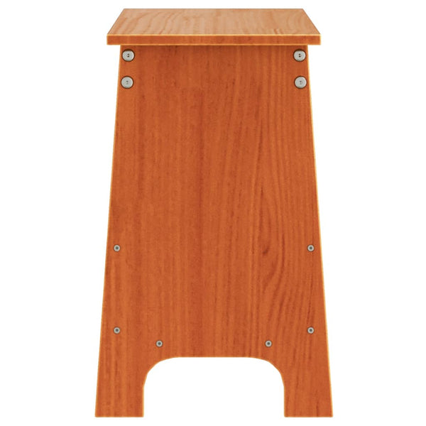 Vahanruskea eteisen penkki Johney 60x28x45cm (mänty)