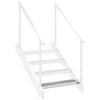 Tran Gitterrosttreppe, feuerverzinkt, 60x24x7cm (Stahl)
