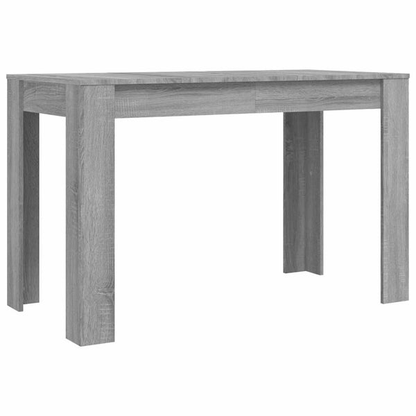 Harmaa ruokapöytä Levon 120x60x76cm (puinen)