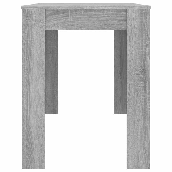 Harmaa ruokapöytä Levon 120x60x76cm (puinen)