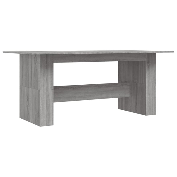 Harmaa ruokapöytä Metha 180x90x76cm (puinen)