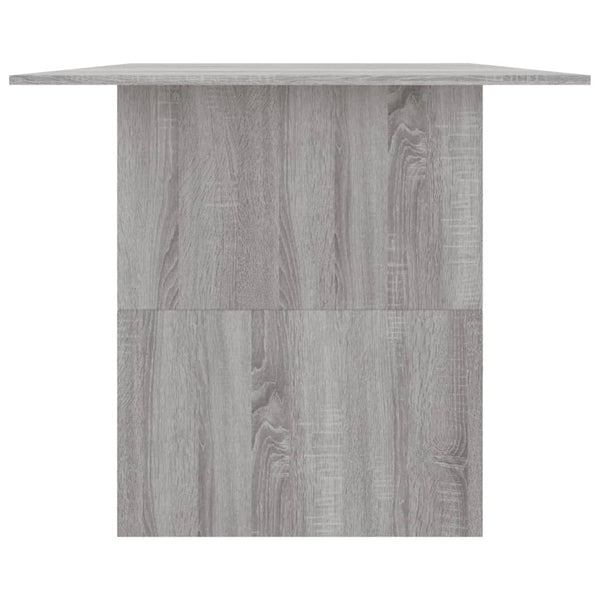 Harmaa ruokapöytä Metha 180x90x76cm (puinen)