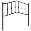 Schwarzes Metallbettkopfteil Slav 100 cm
