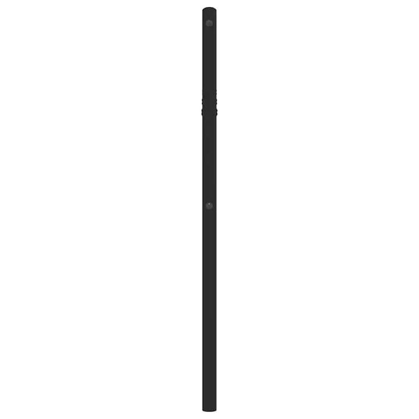 Schwarzes Metallbettkopfteil Slav 100 cm