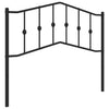Schwarzes Metallkopfteil Slav 107cm
