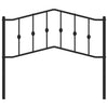 Schwarzes Metallkopfteil Slav 107cm