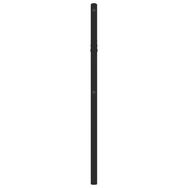 Schwarzes Metallkopfteil Slav 107cm