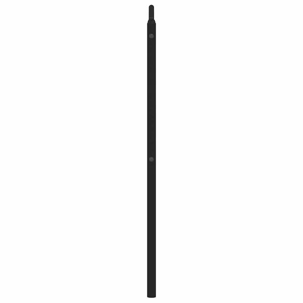 Schwarzes Metallbettkopfteil Slav 135 cm