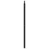 Schwarzes Metallkopfteil Slav 140cm