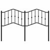 Schwarzes Metallkopfteil Slav 150cm